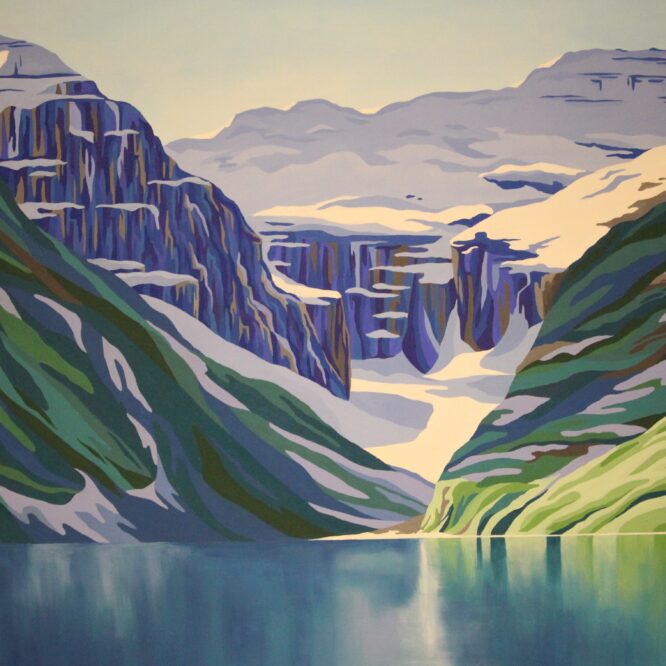 Spring at Lake Louise – Art Card